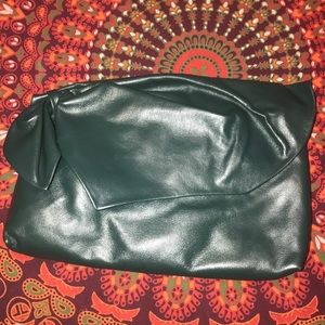 Vintage Forest Green Clutch